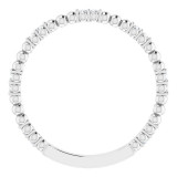 14K White 1/6 CTW Diamond Anniversary Band - 123105600P photo 2