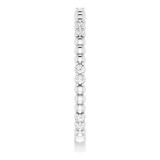 14K White 1/6 CTW Diamond Anniversary Band - 123105600P photo 4