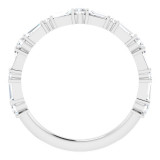 14K White 1/2 CTW Diamond Anniversary Band - 123572600P photo 2