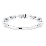 14K White 1/2 CTW Diamond Anniversary Band - 123572600P photo 3