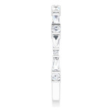 14K White 1/2 CTW Diamond Anniversary Band - 123572600P photo 4