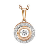 Gems One 14KT White Gold & Diamond Rhythm Of Love Neckwear Pendant  - 1/6 ctw - ROL1194-4WC photo