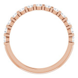14K Rose 3/8 CTW Diamond Anniversary Band - 1236756020P photo 2