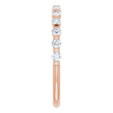 14K Rose 3/8 CTW Diamond Anniversary Band - 1236756020P photo 4