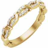 14K Yellow 1/5 CTW Diamond Anniversary Band - 653591600P photo