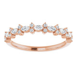 14K Rose 1/3 CTW Diamond Anniversary Band - 123392602P photo 3
