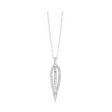 Gems One 14Kt White Gold Diamond (1/4Ctw) Pendant - PD10722-4WD photo