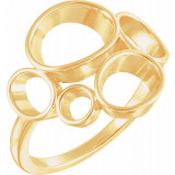 14K Yellow Freeform Ring - 50868101P photo