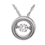 Gems One 14KT White Gold & Diamond Rhythm Of Love Neckwear Pendant  - 1/10 ctw - ROL1129-4WC photo