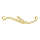 14K Yellow Curvilinear Bar 17.5 Necklace - 86299102P photo 2