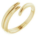 14K Yellow Bypass Ring - 51758102P photo