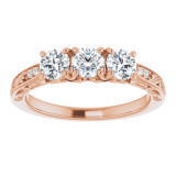 14K Rose 3/4 CTW Diamond Anniversary Band - 1232666002P photo 3