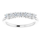 14K White 3/8 CTW Diamond Anniversary Band - 1232736000P photo 3