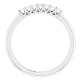 14K White 1/10 CTW Diamond Anniversary Band - 1240326001P photo 2
