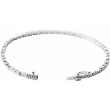 14K White 1 CTW Diamond Line 7 Bracelet - 653537600P photo 2