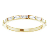 14K Yellow 3/8 CTW Diamond Straight Baguette Anniversary Band - 123178601P photo 3