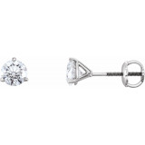 14K White 1/4 CTW Diamond Earrings - 6623460078P photo