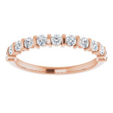 14K Rose 1/2 CTW Diamond Anniversary Band - 1236006024P photo 3