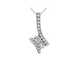 Gems One 14Kt White Gold Diamond (1/2Ctw) Pendant - TWO1001/50-4WC photo