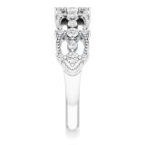 Platinum 1/3 CTW Diamond Stackable Ring - 124012603P photo 4