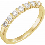 14K Yellow 1/3 CTW Diamond Anniversary Band - 60232207480P photo