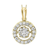 Gems One 10KT Yellow Gold & Diamond Rhythm Of Love Neckwear Pendant  - 1/2 ctw - ROL1027-1YC photo