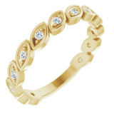 14K Yellow 1/6 CTW Diamond Anniversary Band - 123957601P photo