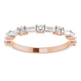 14K Rose 1/2 CTW Diamond Anniversary Band - 123621602P photo 3