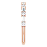 14K Rose 1/2 CTW Diamond Anniversary Band - 123621602P photo 4