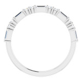 14K White 3/8 CTW Diamond Anniversary Band - 123092600P photo 2