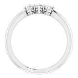 14K White 1/5 CTW Diamond Anniversary Band - 1240316000P photo 2