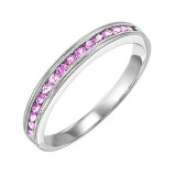 Gems One 10Kt White Gold Pink Sapphire (1/3 Ctw) Ring - FR1031-1W photo