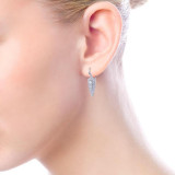 Gabriel & Co. 14k White Gold Lusso Diamond Drop Earrings - EG13645W45JJ photo 3