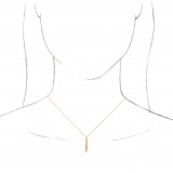 14K Yellow .03 CTW Diamond Geometric 16-18 Necklace - 86865612P photo 3