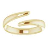 14K Yellow Bypass Ring - 51629102P photo 3