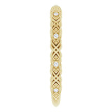 14K Yellow .05 CTW Diamond Anniversary Band - 123190601P photo 4