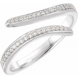 14K White 1/6 CTW Diamond Ring - 1227416000P photo