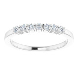 14K White 1/5 CTW Diamond Anniversary Band - 12284460002P photo 3