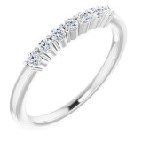 14K White 1/5 CTW Diamond Anniversary Band - 12284460002P photo