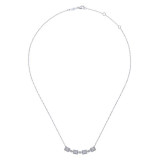 Gabriel & Co. 14k White Gold Lusso Diamond Necklace - NK6071W44JJ photo 2