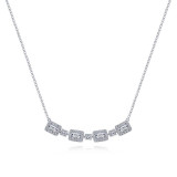 Gabriel & Co. 14k White Gold Lusso Diamond Necklace - NK6071W44JJ photo