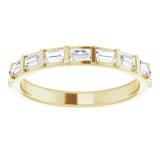 14K Yellow 5/8 CTW Diamond Straight Baguette Anniversary Band - 123178605P photo 3