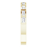 14K Yellow 5/8 CTW Diamond Straight Baguette Anniversary Band - 123178605P photo 4