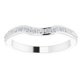 14K White 1/3 CTW Diamond Anniversary Band - 123010600P photo 3