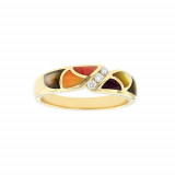 Kabana 14k Yellow Gold Mother of Pearl Inlay Ring photo