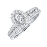 Gems One 14Kt White Gold Diamond(3/4Ctw) Ring - RG11384B-4WC photo