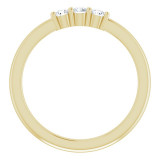 14K Yellow 1/5 CTW Diamond Anniversary Band - 1239756009P photo 2