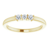 14K Yellow 1/5 CTW Diamond Anniversary Band - 1239756009P photo 3