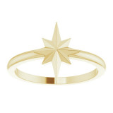 14K Yellow Starburst Ring - 51945102P photo 3