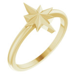 14K Yellow Starburst Ring - 51945102P photo